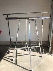 Clothing Racks Racks heavy duty circular adjustable Pair
