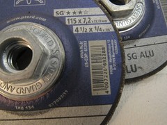 PFERD E115-7 SG ALU: 4-1/2″ x 1/4″ x 7/8″ Grinding Wheel 61303 Lot of 7
