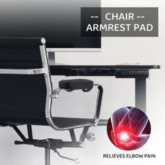 2/4 Pcs Chair Armrest Pads Arm Rest Office Chair Armrest Pads Cover Memory Foam