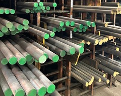 9″ Diameter X 1″ 4140 Hot Rolled Heat Treated Pre Hard Alloy Steel Bar