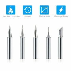 10Pcs Solder Screwdriver Iron Tip 900M-T for Hakko Soldering Station Tool Set