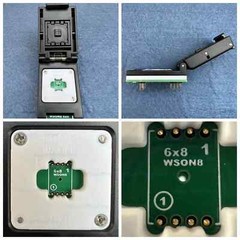 XGecu QFN8 WSON8 DFN8 5X6 or 6X8 IC Socket universal adapter for T48 T56 TL866II