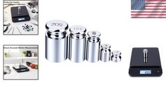 Chrome Plated Steel Calibration Weights Set 5 Grams M1 Digital Scale Calibrator