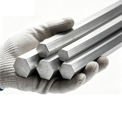 Solid Metal Hexagonal Bar Rod A2 304 Stainless Steel 4mm-26mm Metal Engineering