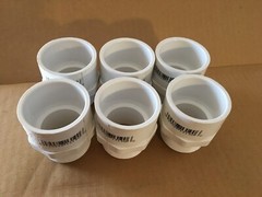 Lasco Adapter PVC Fitting White 1-1/2-in x 1-1/2-in, (6 PK)