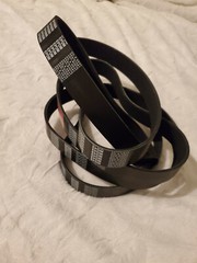 Lot of (5) Norton 232344 Poly V-Belts for Clipper C1318P CS451 FREE SHIPPING!