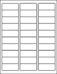 Maco ML-3000 Address Labels 1″ x 2-5/8 –30 to The Page 15,000 Labels. 5 Boxes