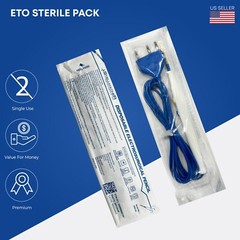 Diathermy ESU Cautery Electrosurgical Pencil with Blade Electrode 10 Pcs Box