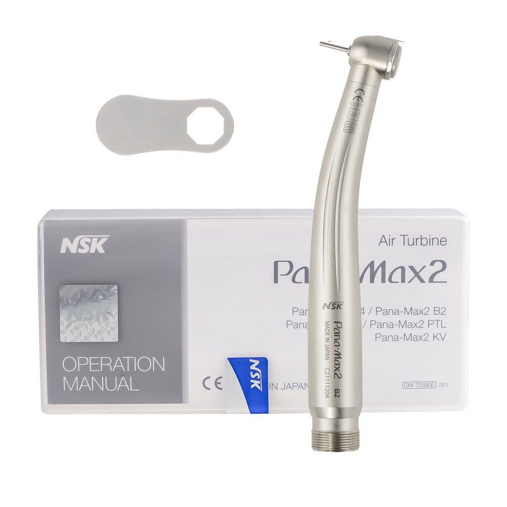 Dental Pana Max2 High Speed Handpiece with LED Light Single Water Spray 2H