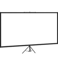 VEVOR Tripod Projector Screen with Stand 60” 4K HD 16:9 Home Cinema Portable