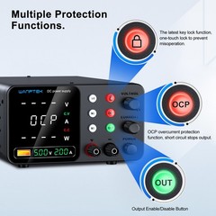 Adjustable DC 0-30/60/120V 0-3/5/10A Lab Variable Power Supply Internal Memories