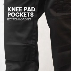 MIG Mens Multi Pocket Work Trousers & Knee Pad Pockets Size 30 – 42 CARGO COMBAT