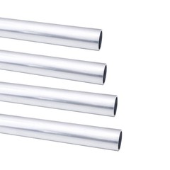 Tynulox 6061 Aluminum Tubing, 3/8″ OD Seamless Round OD, Silver