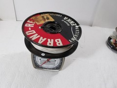 Brand-Rex 22 AWG White Teflon TFE Mil-Spec 1,000′ NOS 3 Lbs w/Spool