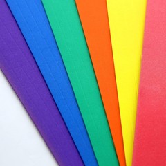 Colorful 1/3 Cut Letter Size File Folders – 6 Pack for Organized Workspaces