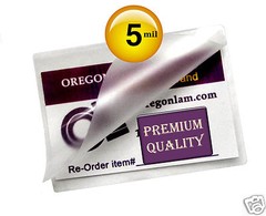 200/pack School ID Cards Hot Laminating Pouches 5 Mil 2-1/2 x 3-5/8 Clear