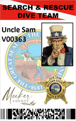 EMPLOYEE ID CARD 100% CUSTOMIZABLE BADGE COMPANY ID CARD 1 SIDE ONLY
