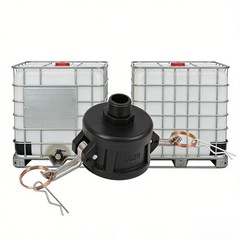 For 275 330 Gallon IBC Tote 2″ NPT to 3/4″ Garden Hose Adapter New