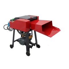 220V Hay Chopper Animals Feed Fodder Cutting Corn Straw Chaff Cutter 6 Blades