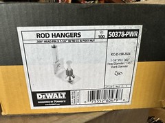 ⚡️(QTY 100) Dewalt Rod Hanger 50378-PWR .300 Head Pin X 1 1/4” W/90 CC Post Nut