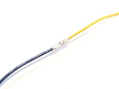 26-22 GAUGE 25 PK UNINSULATED NON INSULATED TIN BUTT SPLICE CONNECTOR TERMINAL