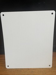 FALLOUT SHELTER METAL SIGN 9.5”x11” NEW NEVER USED FOR MANCAVE/OFFICE-SHOP-ETC.