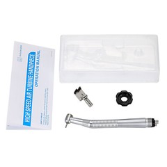 5X Dental High Speed Handpiece 4 Hole Push Button Air Turbine Single Water Spray