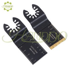 50PCS Titanium Oscillating Saw Blades Wood Plastics Metal Multitool Blades