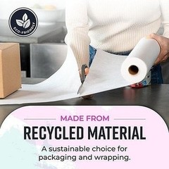 Bryco Goods White Kraft Paper Roll 36″x100′ USA Banner Art Paper #R014