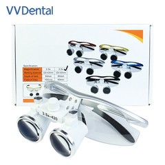 2.5X 3.5X Dental Binocular Magnifier Optical Loupes 320-420mm Magnifying Glass