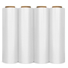 4 Roll 18″ x 1000 FT 4 rolls Pallet wrap Clear Wrap Stretch Film Shrink 80 Gauge