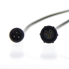 5 Pairs 3 Pin 3 Core Male Female Plug LED Connector Waterproof IP65 with 20Cm 22
