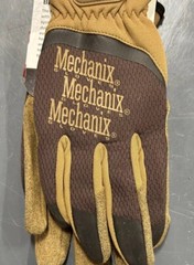 Mechanix Wear Medium (M) Brown Synthetic Leather Work Gloves, (1-Pair)