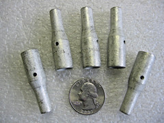 5) Burndy YRV2CV6CL Copper Compression Reducing Splice Terminal #2 AWG – #6 AWG