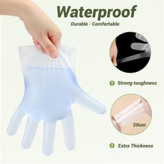 Compostable Disposable Gloves Compost Large Food Handing Gloves for Cleaning …