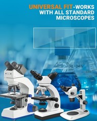 Microscope Slides and Covers Kit – 50 Blank PreCleaned Glass Slides for Micro…