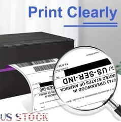 500Pack 500 4×6 Thermal Shipping Labels Foldable Any Prints Thermal LabelmPaper