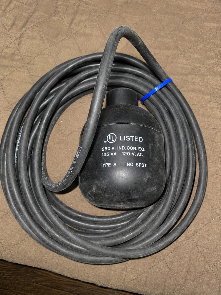60ft Roto-Float Direct Acting Float Switch Type S 250 V, 125 VA, 120 VAC