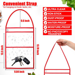 30 Pack Shop Ticket Holders 9 X 12 Inch Work Order Plastic Sleeves Job