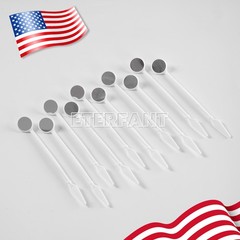 500Pcs Dental Mouth Mirror w/Handle Dental Ortho Instruments