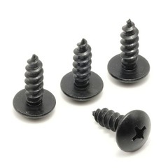 Stainless Screws for Subaru Outback License Plates (Set of 4, Black)