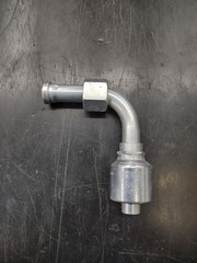 Gates 12G-12FJX90L 90 Degree MegaCrimp Hydraulic Hose Adapter G25181-1212