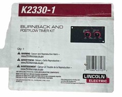 LINCOLN ELECTRIC K2330-1 Timer Kit BURNBACK POSTFLOW