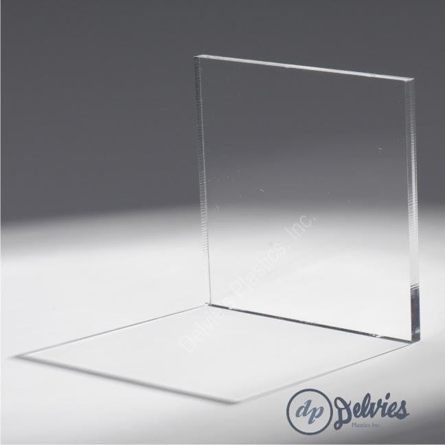 1 Sheet 1/8″ Clear Cast Acrylic Plexiglass 24″ x 24″