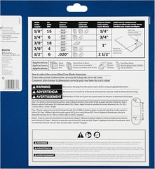 93-1/2 In. Stationary Band Saw Blade – 6 TPI for Precision Cuts