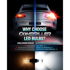3157 LED Bulb White 6000K, 3056 3156 3057 4157 T25 LED Bulb with Projector Repla