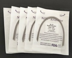 10 Packs 100Pcs Round Super Elastic Niti Arch Wire Bows Ovoid Form 10pcs/pack