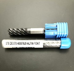 ARCH 3/8″ 5FL Corner Radius End Mill .070R Double End Solid Carbide AlTiN