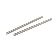 5 Pack M8 x 200mm 304 Stainless Steel Fully Threaded Rods Fasteners Silver Tone