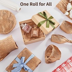 Honeycomb Packing Paper Bubble Wrap Roll 15x213ft Eco-Friendly Moving Supplies